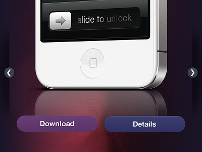 iPhone sliding downloading goodness... buttons iphone slider ui