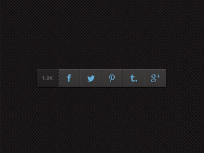 Social app dark facebook google pinterest plus social texture tumblr twitter ui web