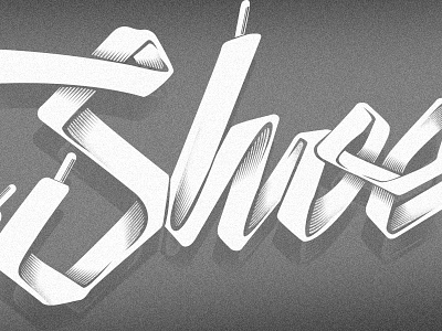 Tooshoes australia effects hermosillo lettering logo mexico shadows shoe shoelaces typography