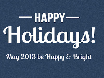 Happy Holidays