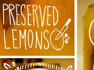 Preserved Lemon doodle food fruit preserved