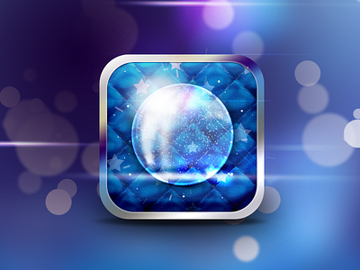 Merry Christmas Icon ball bed blue blur christmas congratulation design glass globe graphic icon illustration ios logoswish magic magician merry metal pillow sheet snow sparkle star xmas