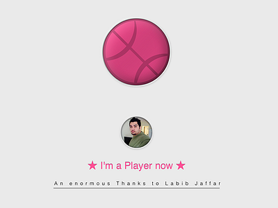 Thanks Labib for the invite ! css cssdeck dribbble first html invite new webdesign