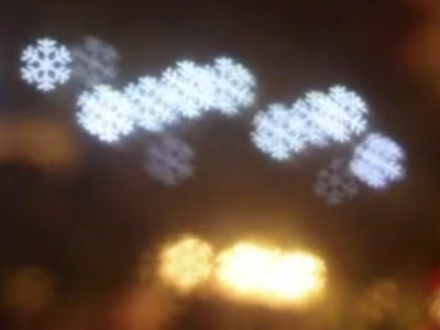 Shaped Bokeh Video bokeh christmas shaped video