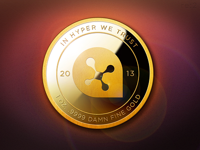Re: 1 OZ. .9999 Damn Fine Gold coin fine gold coin hyper shiny