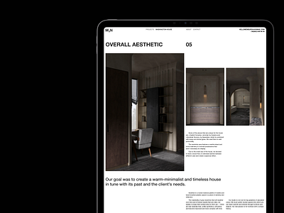 M3N Bureau — Washington House architecture high end layout m3n minimalism ui web web design