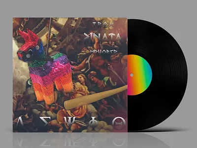 "PIÑATA" Cover Art ~ single by Trox, Mister Hober art direction branding cover art graphic design typography