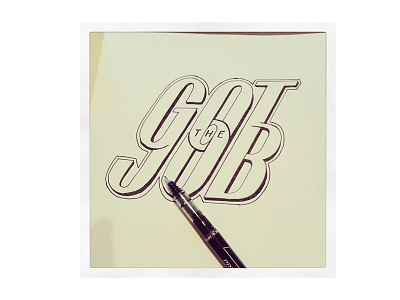 Got The Job illustration lettering type typography
