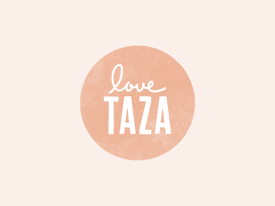 love taza branding identity texture typography