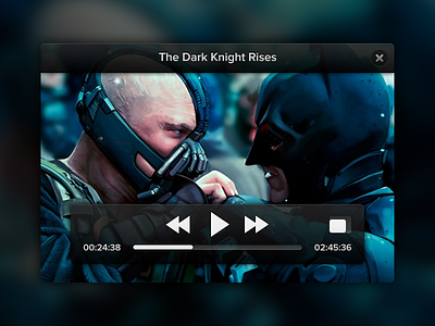 Mini Player dark knight movie player rebound