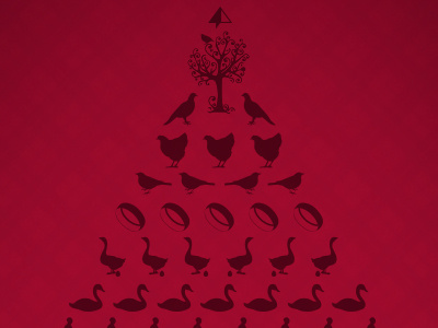 Merry Christmas 2012! 12 christmas festive greeting icons red vectors