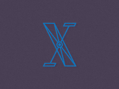 Project X letter line type x