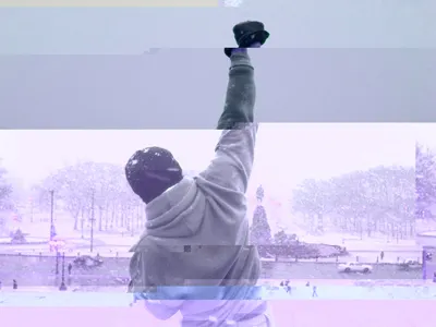 Rocky animated gif art databending gif glitch glitch art new media