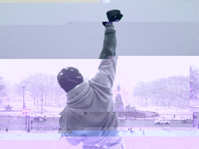 Rocky animated gif art databending gif glitch glitch art new media