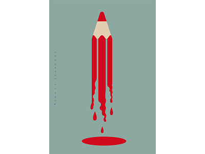 Elections blood conceptual elections pictogram red pencil