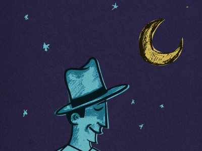 Moonlit Ride cowboy moon screen print yeehaww!