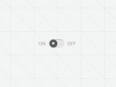 It's on clean simple switch toggle ui