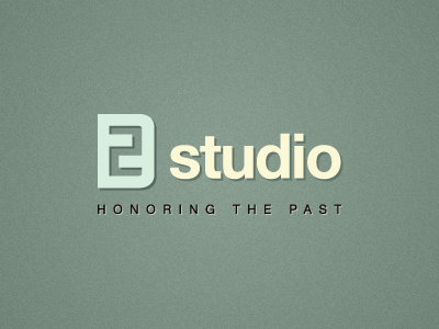 2d studio 2d brand d history honor logo mark negative space old past retro shadow studio two vintage