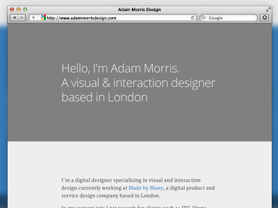 Portfolio refresh portfolio responsive simple