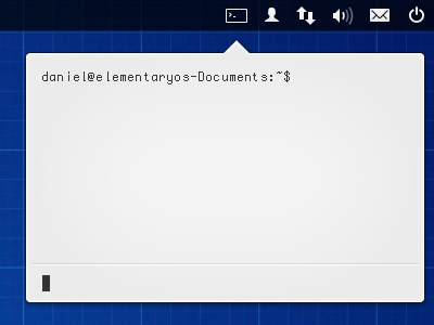 Tiny terminal app elementary elementary os icon interface interface design linux luna osx ui widget