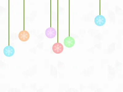 Christmas Balls balls christmas colorful decoration holiday snowflakes strings