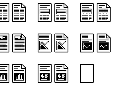 Document Icons doc docs document documents icon icons paper papers