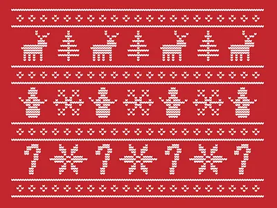 Ugly Christmas Sweater christmas holiday pattern ugly sweater