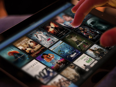 Movie Companion app design ipad ui