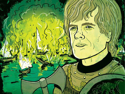 Game of Thrones for Entertainment Weekly entertainment weekly game of thrones illustration