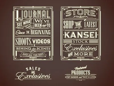 Journal journal sales store typography