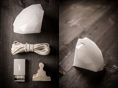 TROPE Candles: Diamond branding candles diamond handmade crafting identity packaging development product concept