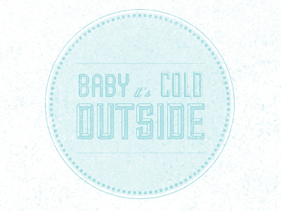 Winter design illustrator photoshop typography