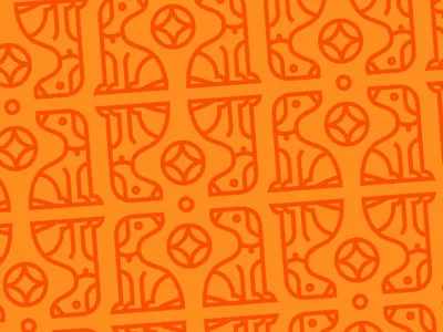 Pooches branding collateral dog dogs identity packaging pattern