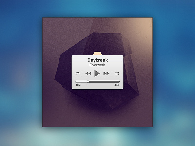 Mini Player Rebound concept mini music player