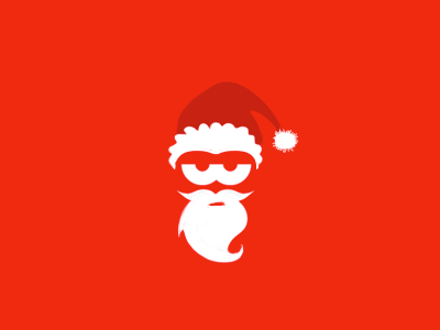 Nervous Santa alex alexander wende alexwende animation beard branding christmas eyes gif holidays identity logo logodesign logos mark moustache mustache personal logo red santa claus symbol w wende xmas