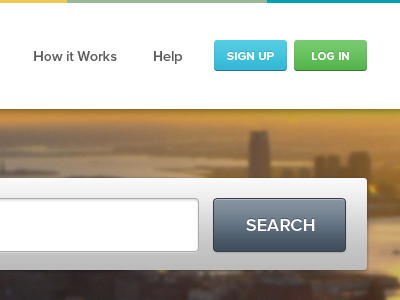 Search clean login search signup ui web design website