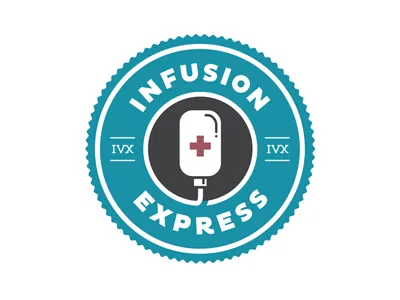 Infusion Express Logo branding logo wip