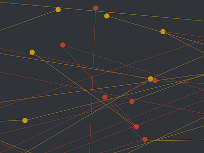 connected nodes canvas html5