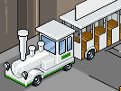 Petit Train (small train) pixel pixel art train