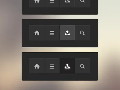 Menu black entypo menu photoshop ui user interface
