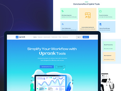 ✨ Revolutionizing Productivity with Uprank Tools! cleanui creativedesigner dribbbleportfolio dribbbleshots freelancework graphic design hireme landingpagedesign modernwebdesign prodcutdesigner responsivedesign ui uiuxdesigner webdesignagency