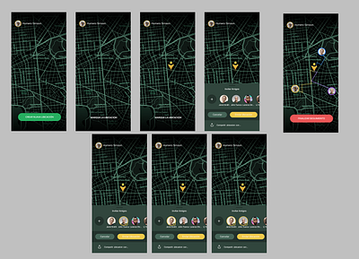 Tracking App app figma maps tracking tracking app ui ux