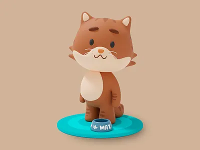 Adorable Tabby Cat 3d Figurine🐾 3d 3d cat 3d character 3d cute 3d modeling adorable character animation ready cartoon cat character creation character modeling collectible figurine creative visuals cute design design portfolio digital art pet character design stylized cat figurine vibrant textures