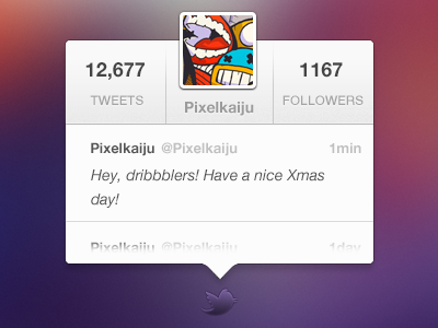 Twitter Mini clean mini tweet twitter ui