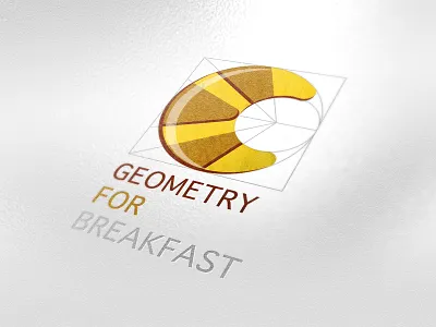 geometry for breakfast blog branding breakfast brioche circle croissant design geometry graphic identity logo square