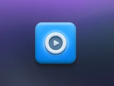 Just push play icon ios ipad play