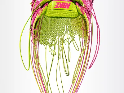 Nike Running Shoe cinema 4d digital art illustration nike photoshop sports