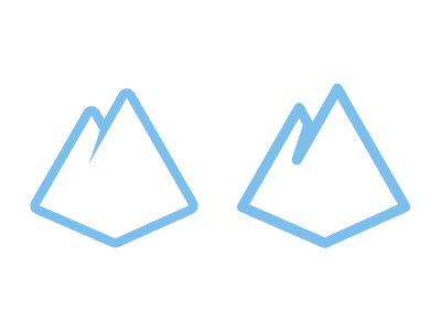 Moutains brand branding logo mountain mountains