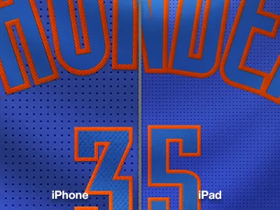 (Detail) Oklahoma City Thunder Christmas Day Jersey basketball ipad iphone jersey nba phone tablet wallpaper