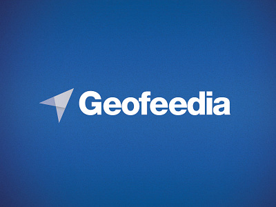 Geofeedia Logo branding helvetica icon identity location logo simple social media